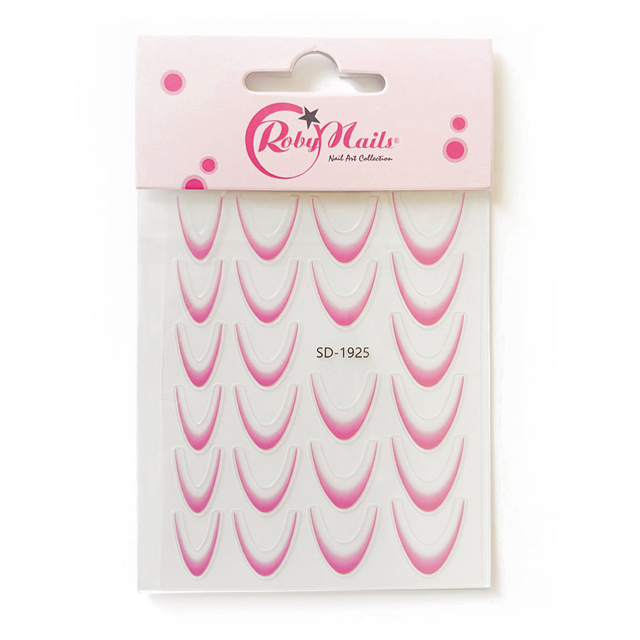 Adesivi French Sticker Pink 23 pz Robynails