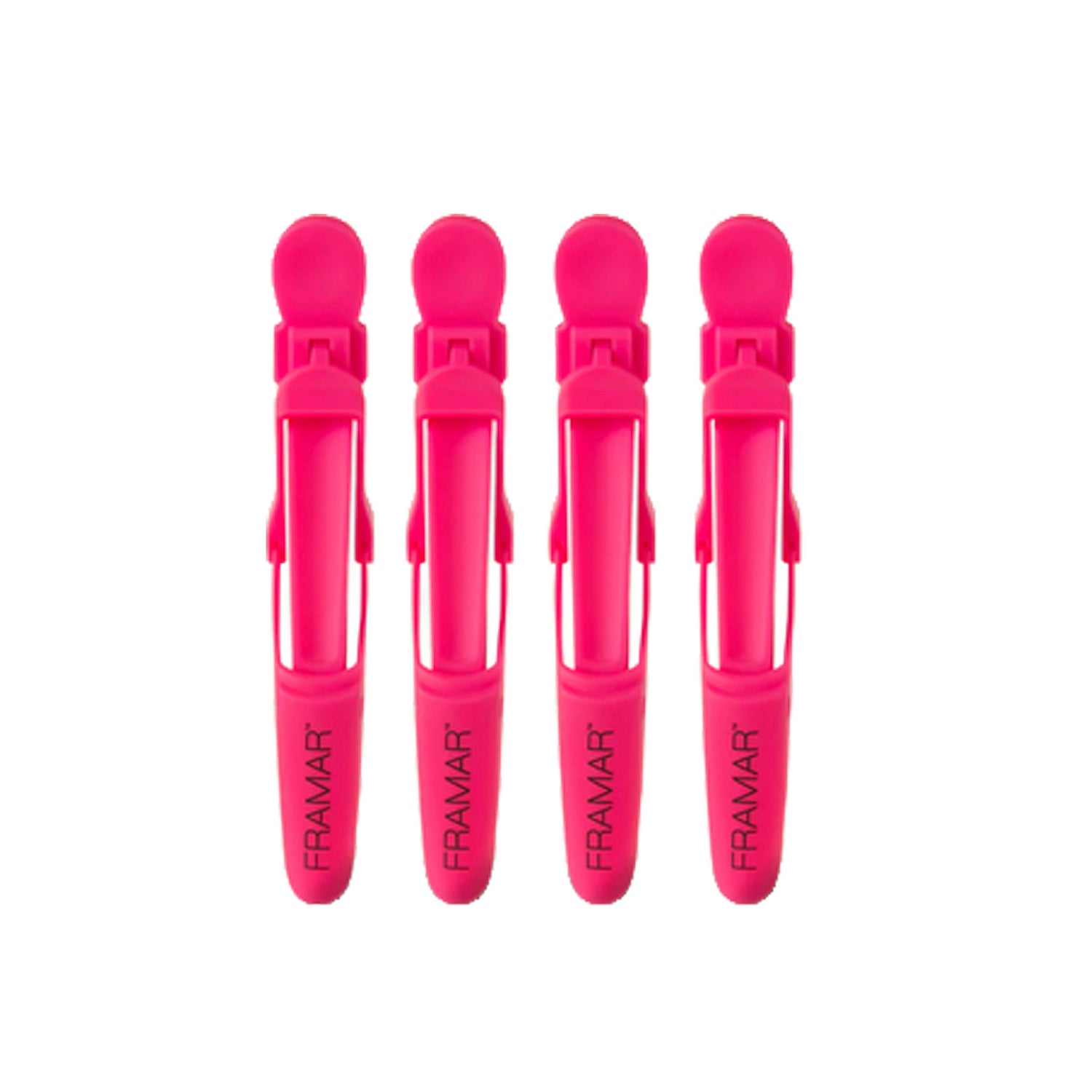 Fermacapelli Gommato Gator Grips Rosa 4 pezzi Framar