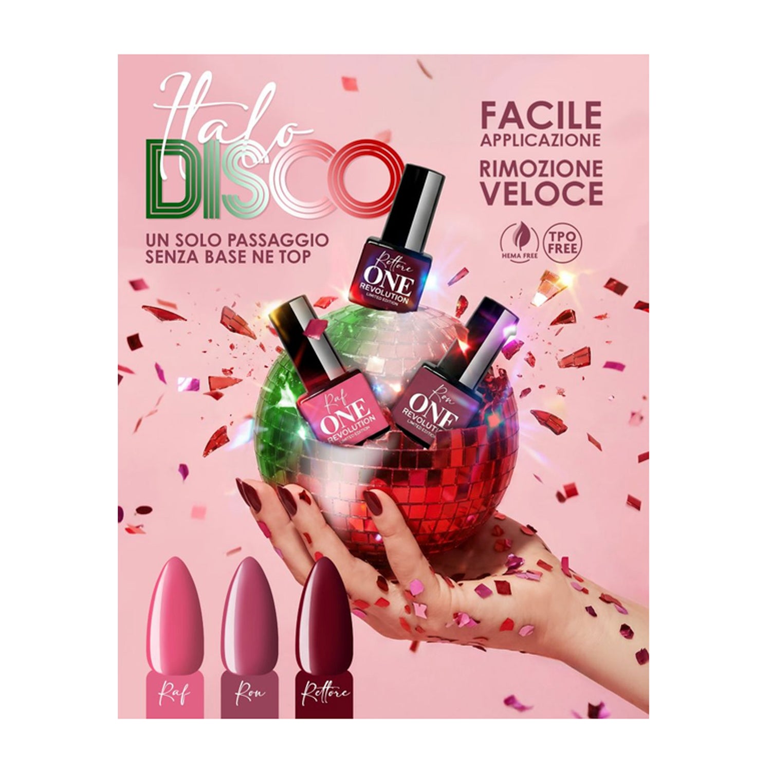 Smalto gel polish one step ONE REVOLUTION Italo Disco RETTORE Vip 7 ml