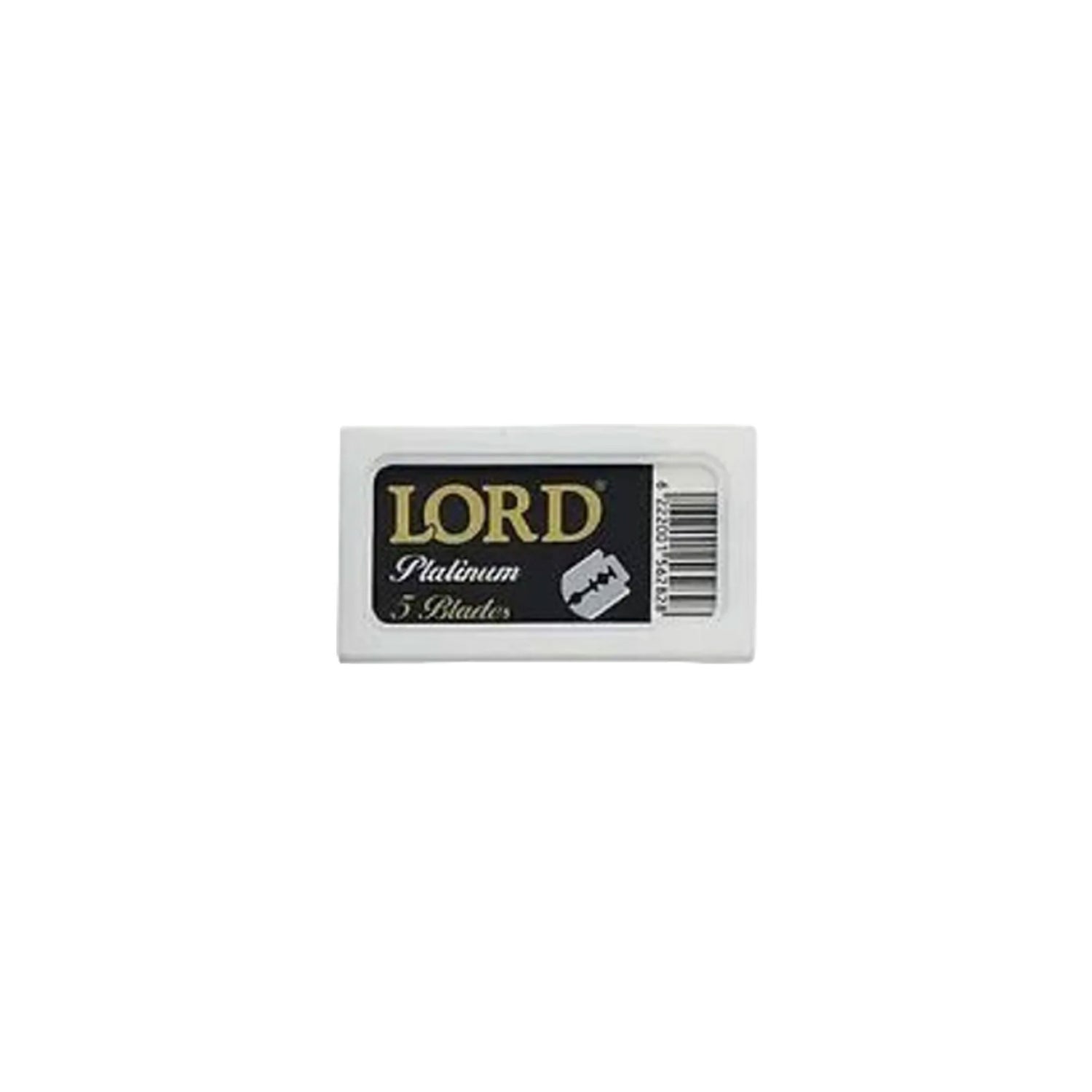 Lamette da Barba Double Edge Lord Platinum 1 Pc da 5 Lame