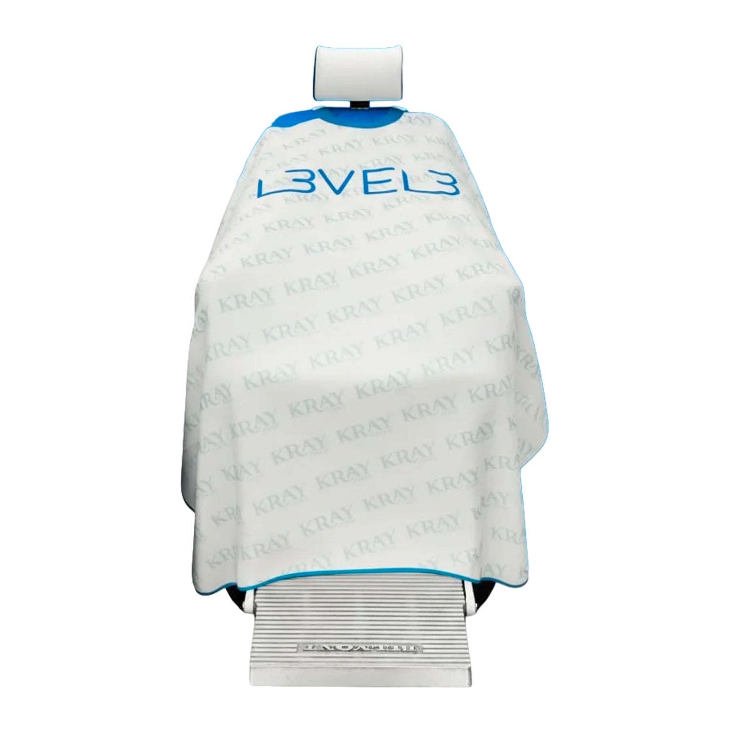 Mantella in Poliestere con collo in Silicone Bianca/Blu Kray Level 3