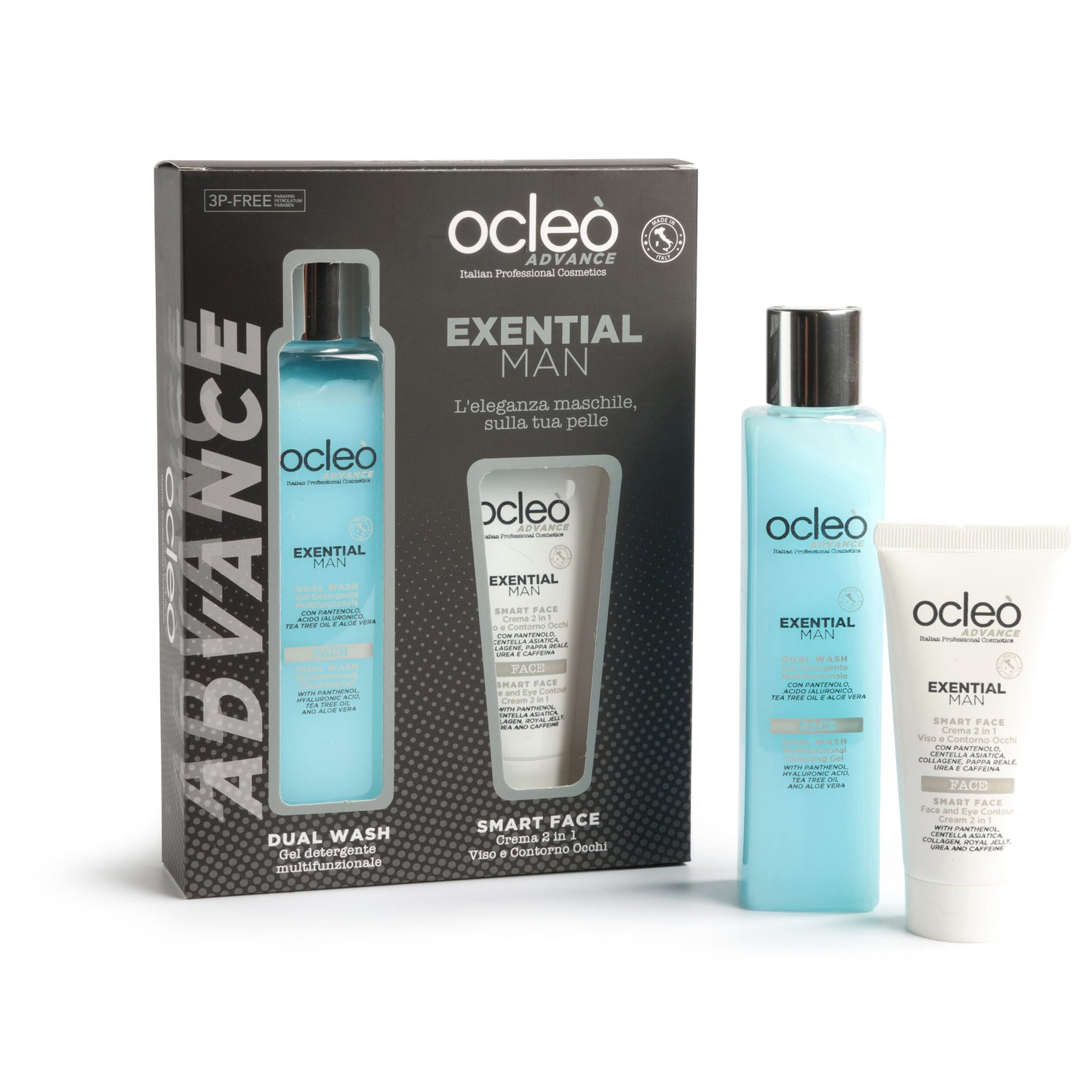 Beauty Box Viso-Corpo Exential Man gel detergente + cr.viso 200-50ml