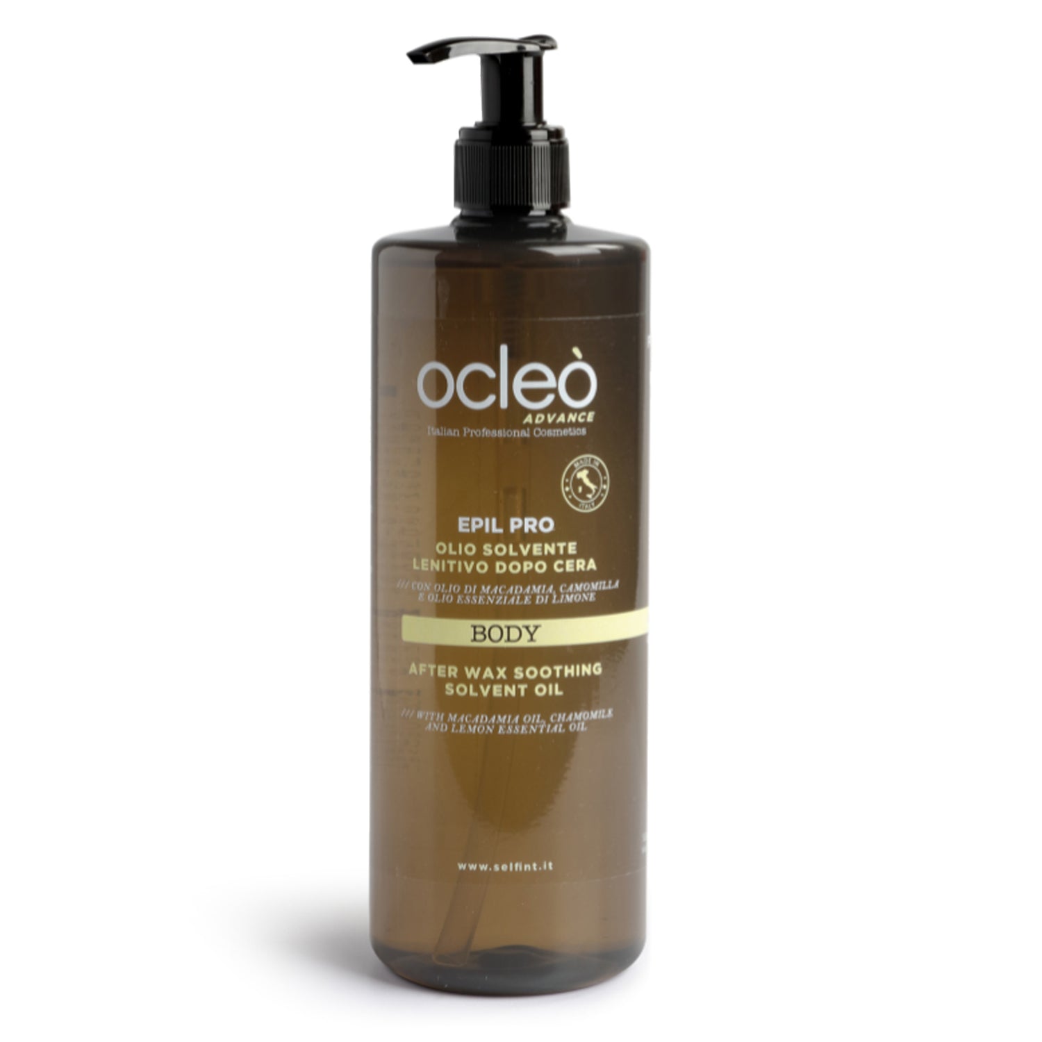 Epil Pro Olio Solvente Lenitivo Dopo Cera Ocleo Advanced 500 ml