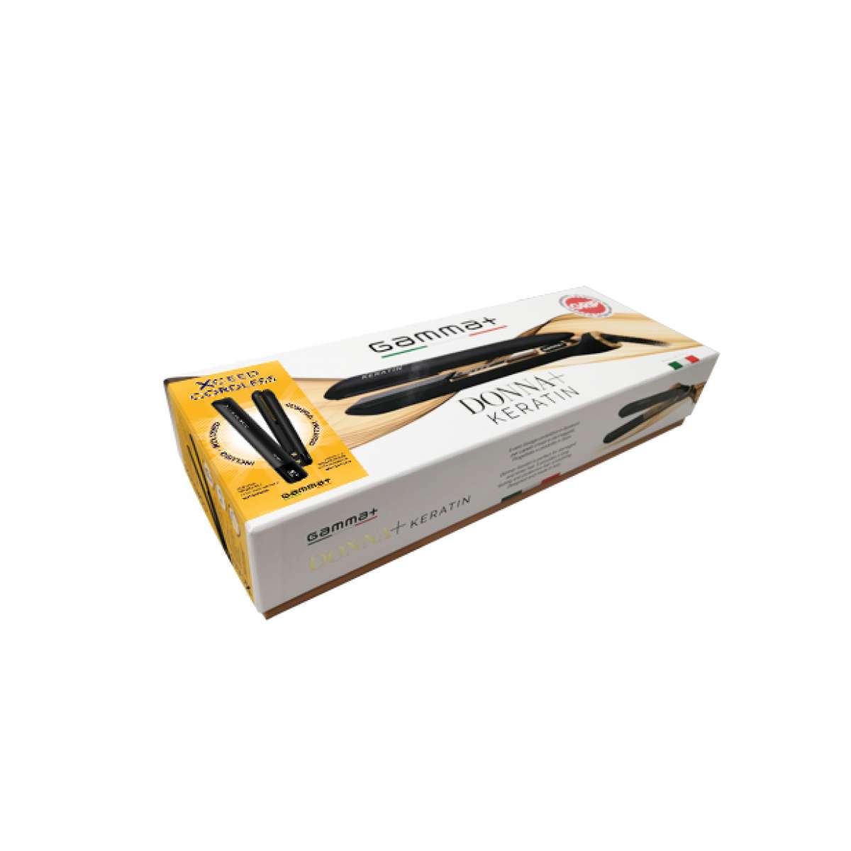 Piastra Donna+ Keratin Glory Nera + Piastra Xceed Cordless Gammapiu