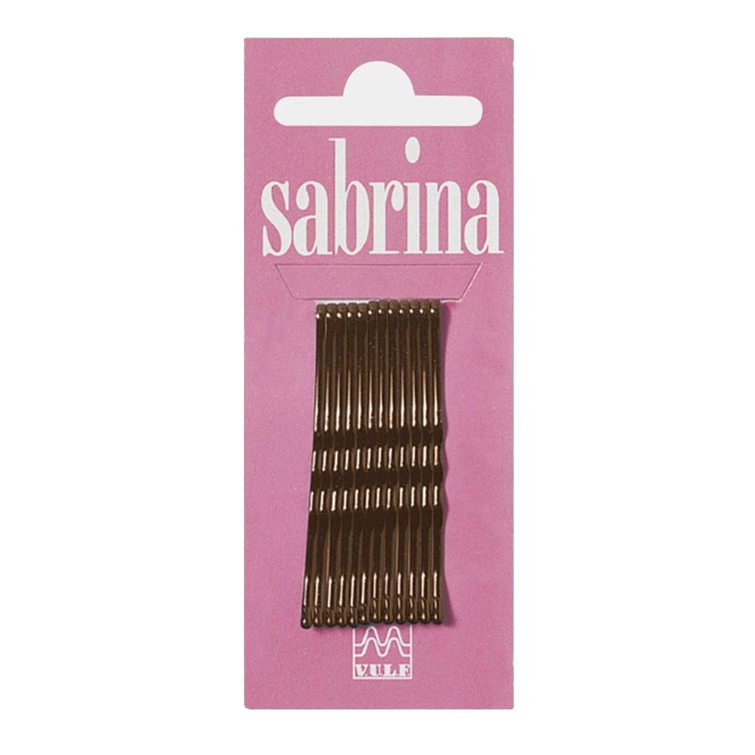 Molletta Sabrina corta castana display 12 pz