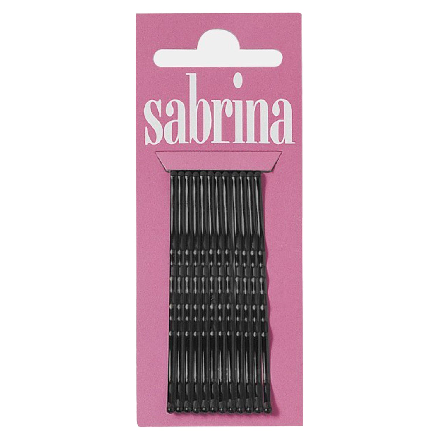 Molletta Sabrina lunga nera display 12 pz
