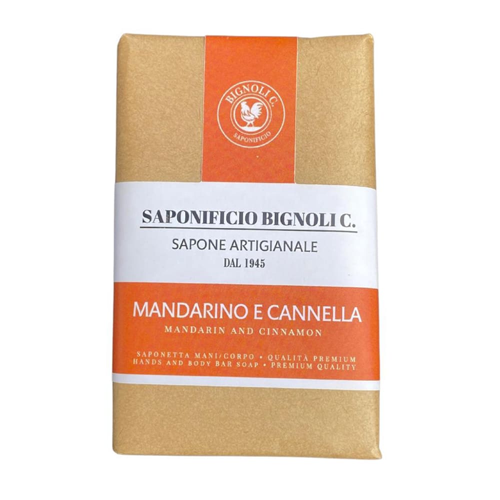 Saponetta Artigianale Mandarino e Cannella Saponificio Bignoli 150 g