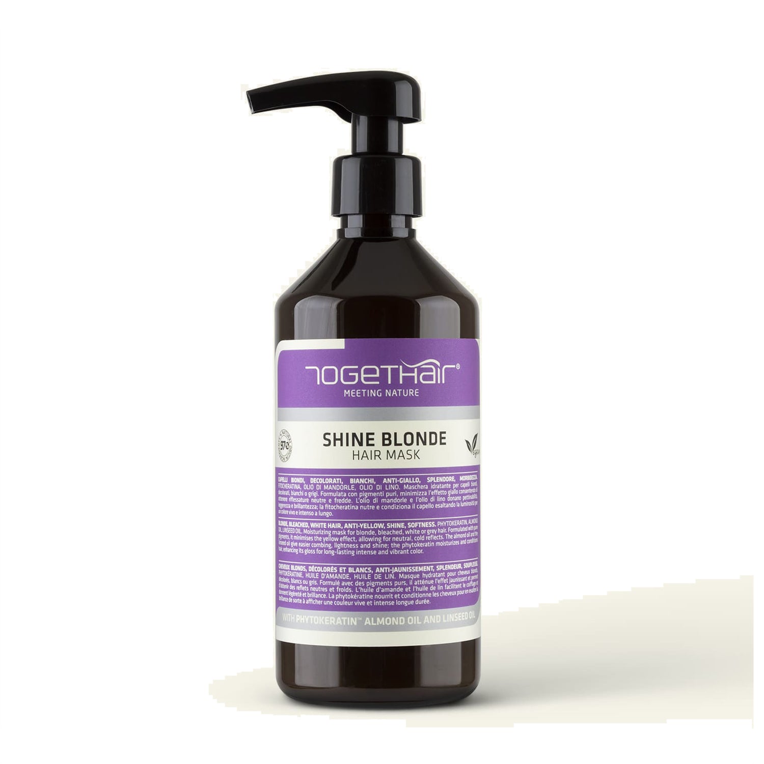 Maschera Shine Blonde Vegan Togethair 500 ml