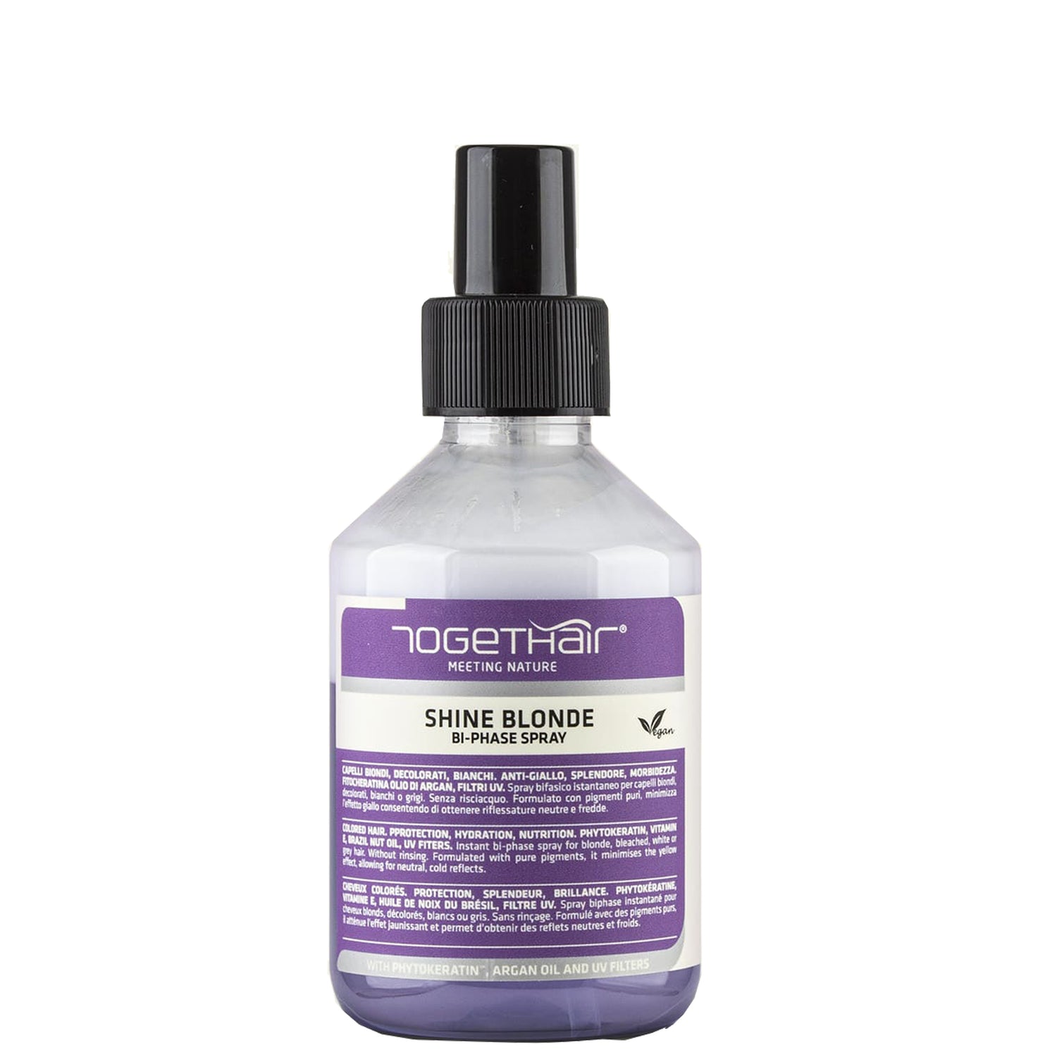 Spray Antigiallo Bifasico Shine Blonde Vegan Togethair 200 ml