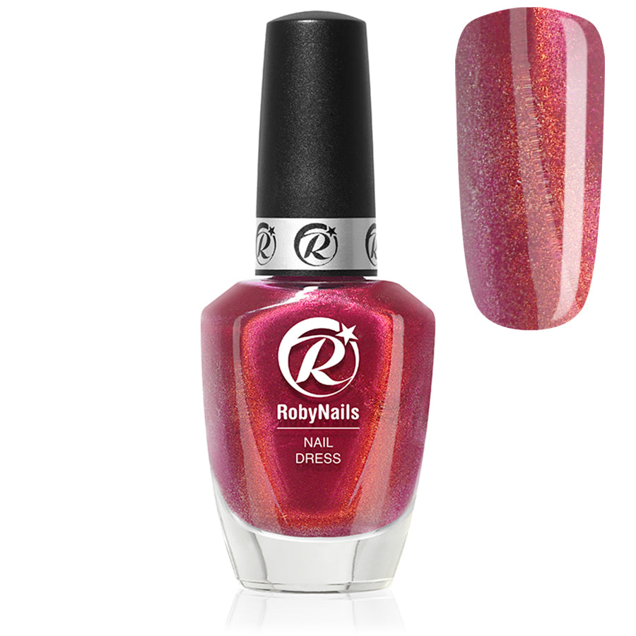 Smalto per Unghie Nail Dress Shiny Metal Red Rosso 220 10 ml Roby