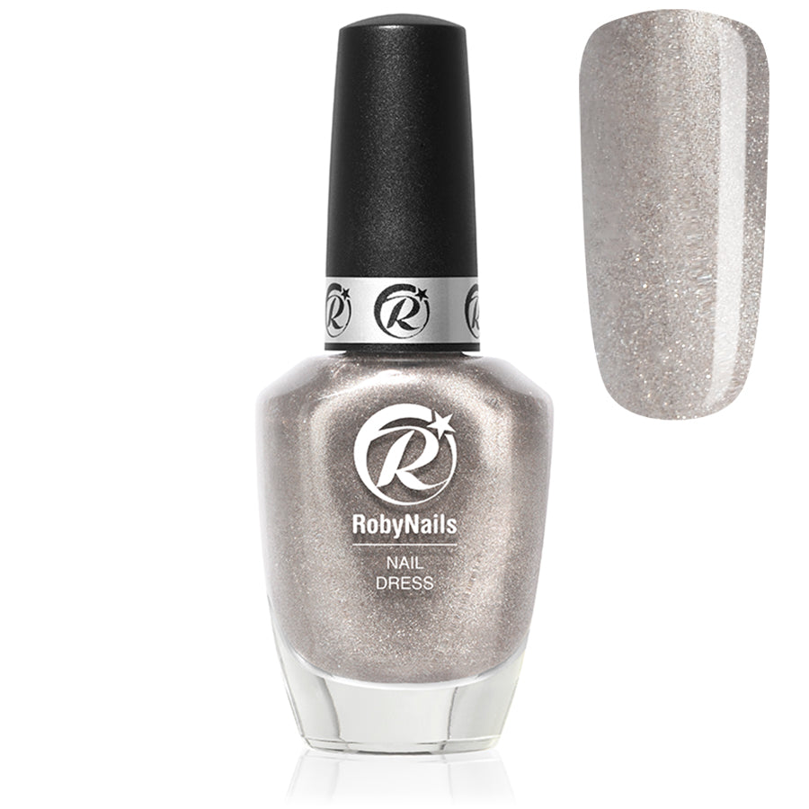 Smalto per Unghie Nail Dress Shiny Metal Silver Argento 221 10 ml Roby