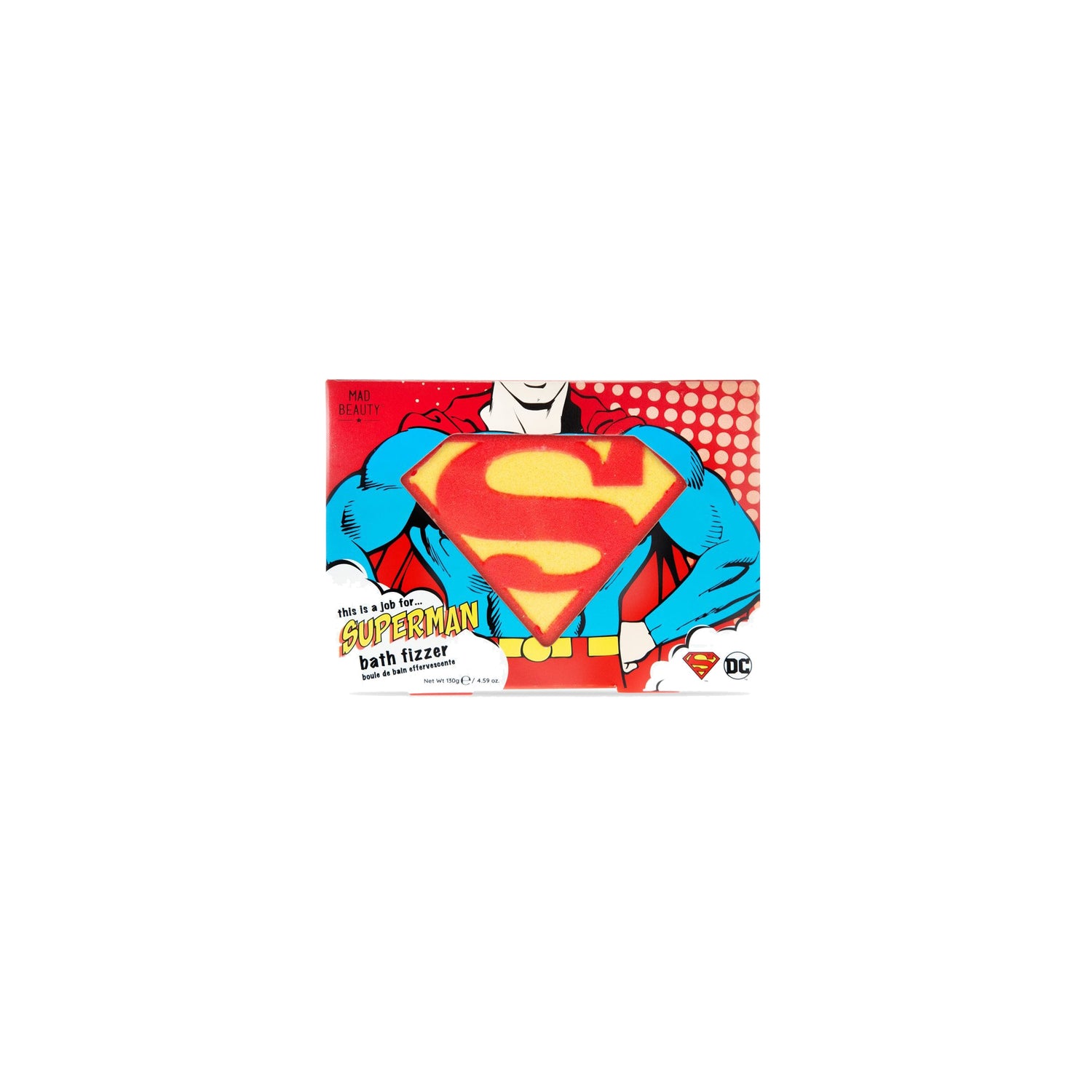 Bath Fizzer Bomba Effervescente da bagno profumo Ambra Superman 130 gr