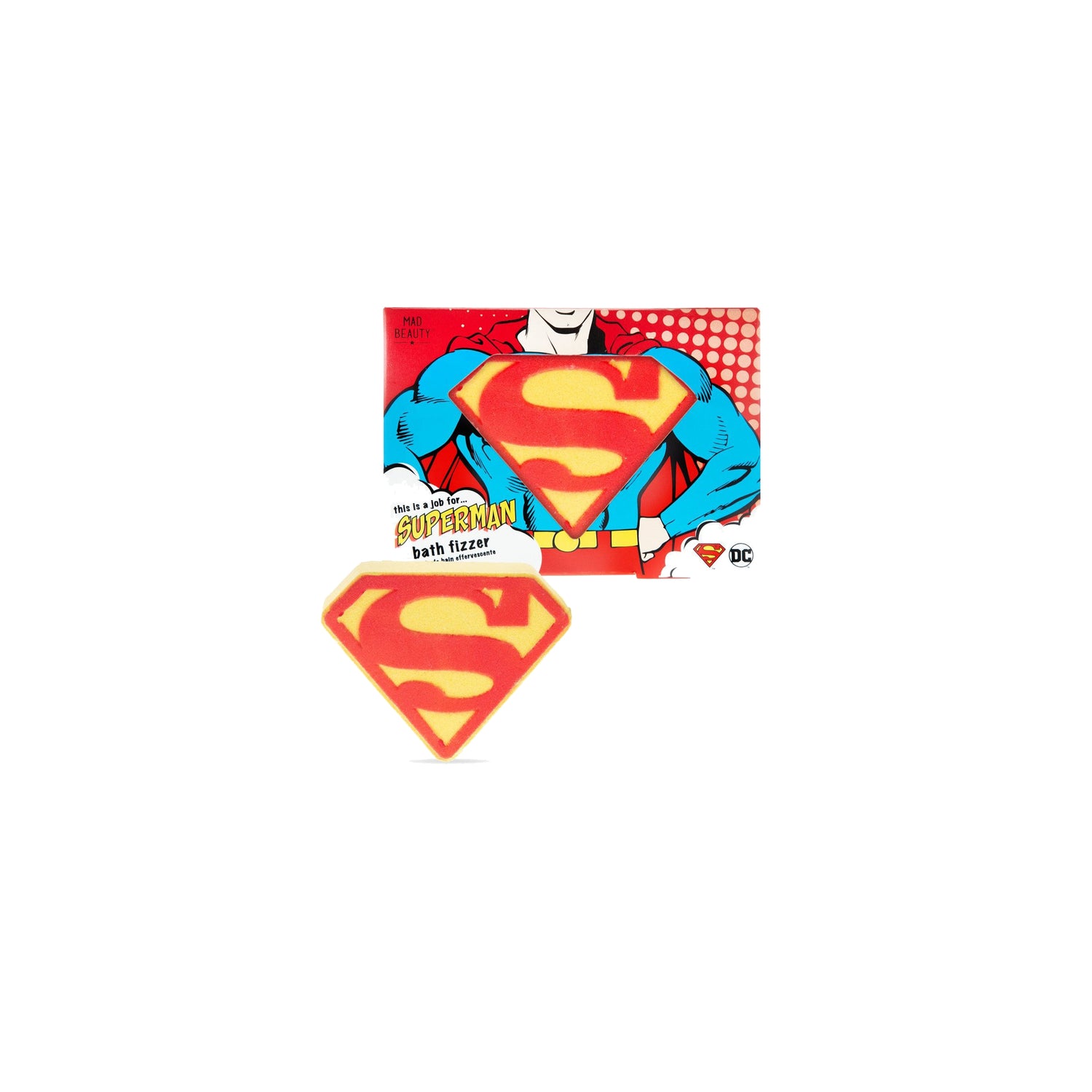 Bath Fizzer Bomba Effervescente da bagno profumo Ambra Superman 130 gr