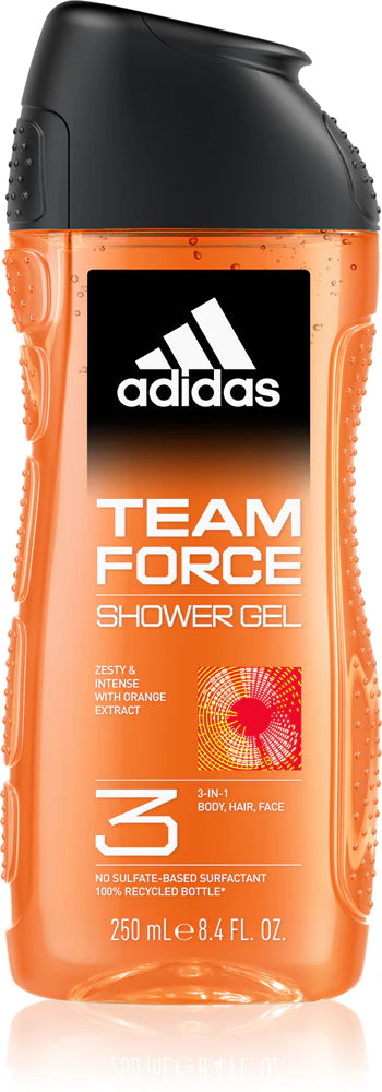 Shower Gel 3 in 1  Team Force Adidas 400 ml