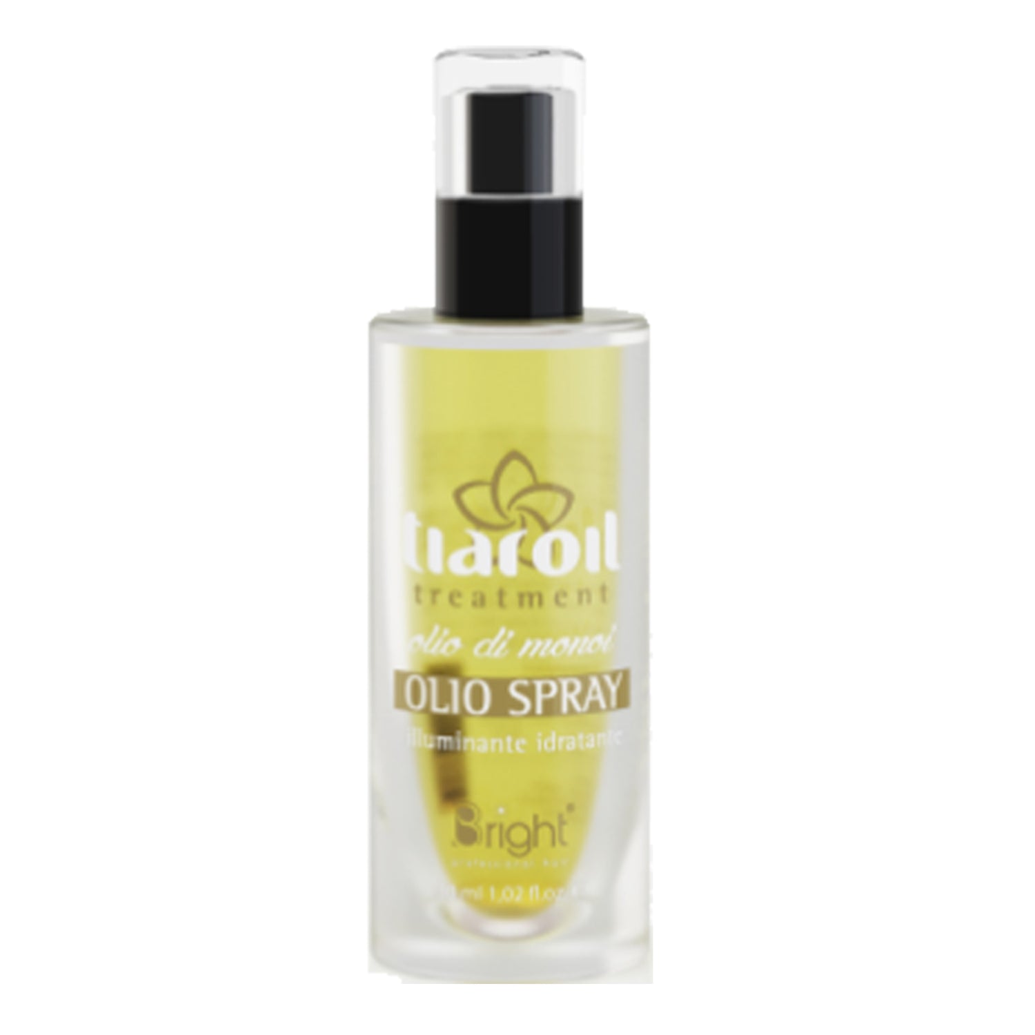 Kit Spazzola districante e Olio Spray illuminante idratante Tiaroil 30ml