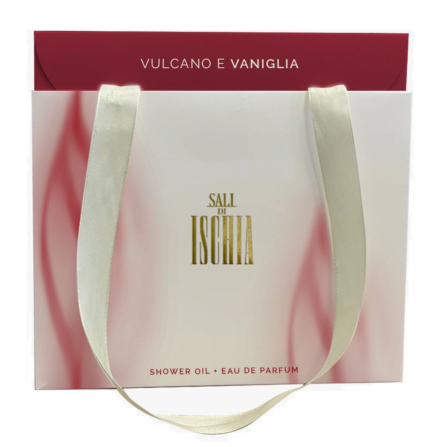 Box Shower Oil 200 ml e Profumo 100 ml Vulcano e Vaniglia sali Ischia